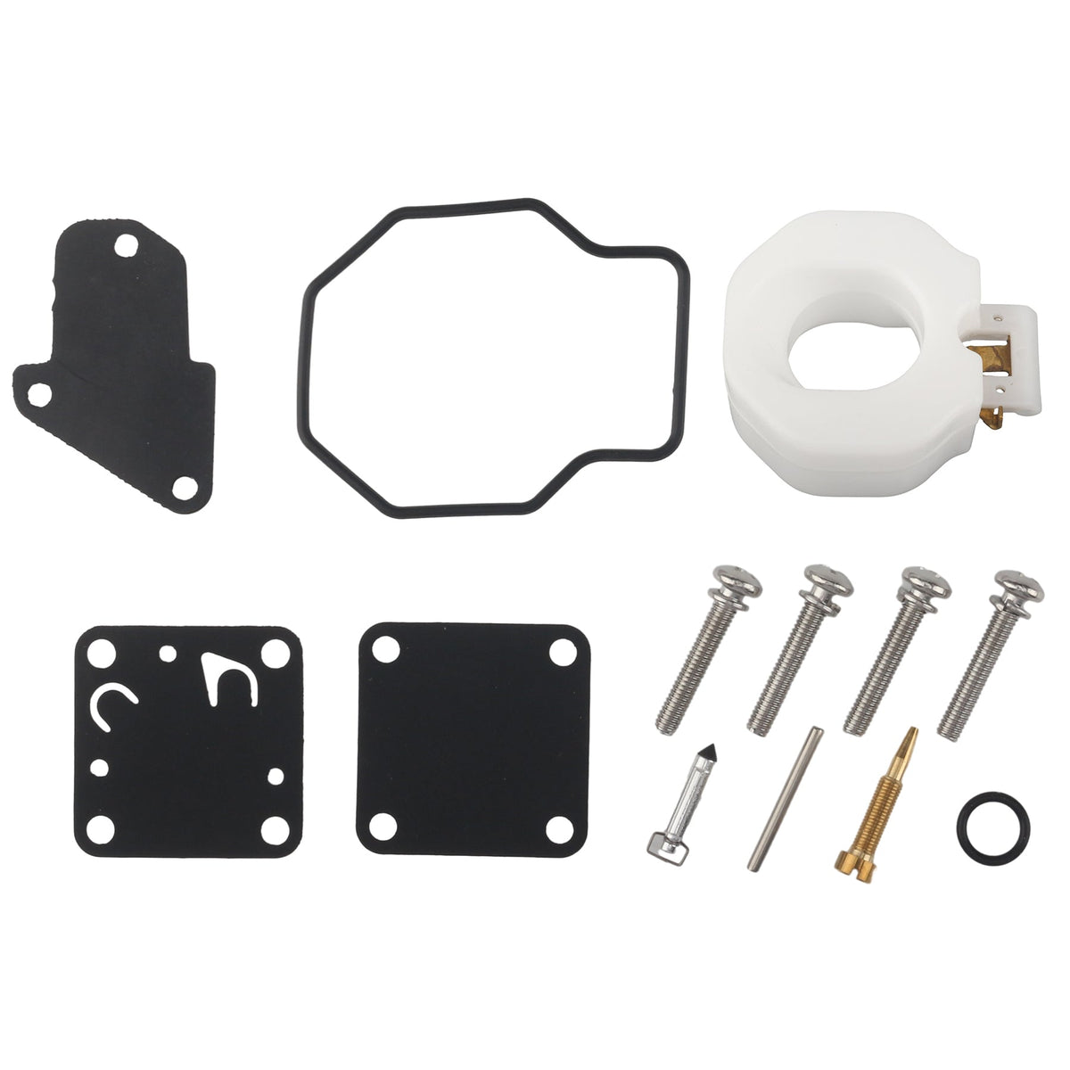 6E3-W0093-00 Carburetor Repair Kit Fits Yamaha Outboard 4M, 5M