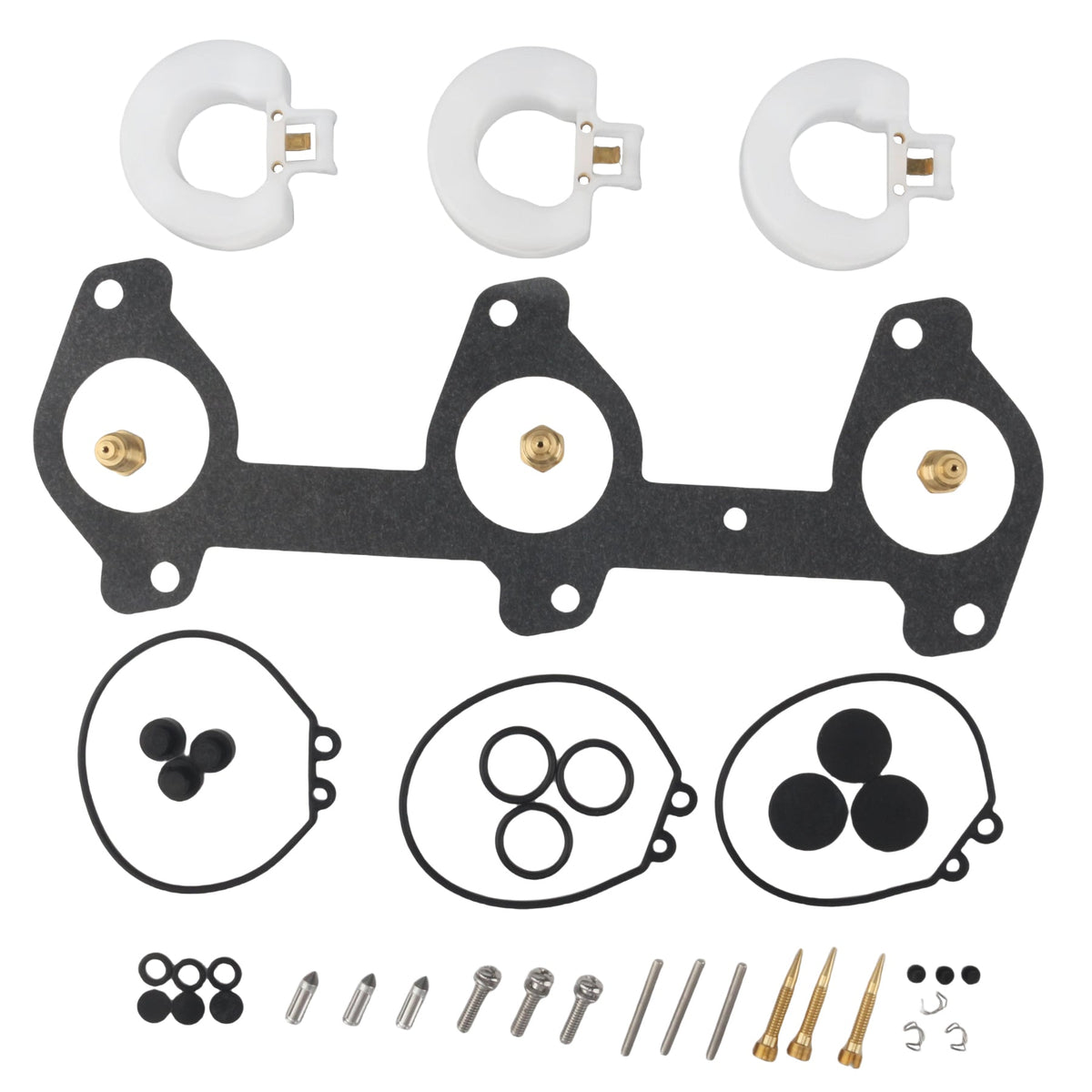 6H3-W0093-01 Carburetor Repair Seal Kit Fits Yamaha Outboard P60 (60 HP)