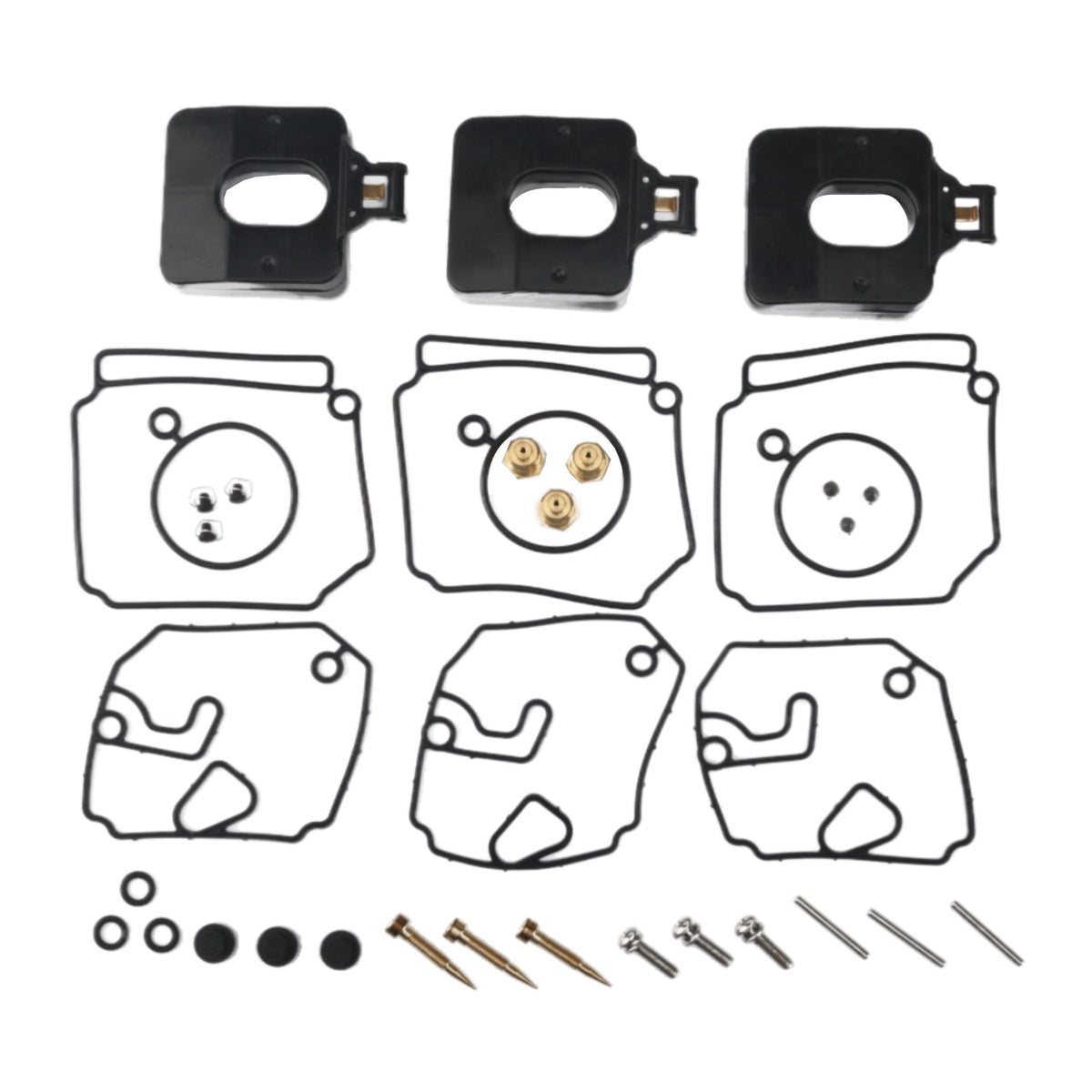 6H4-W0093-03 Carburetor Repair Kit Fits Yamaha Outboard 25QEO, 40V