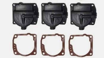 335070 + 343870 Carburetor Float Bowl and Gasket Set Fits Evinrude / Johnson
