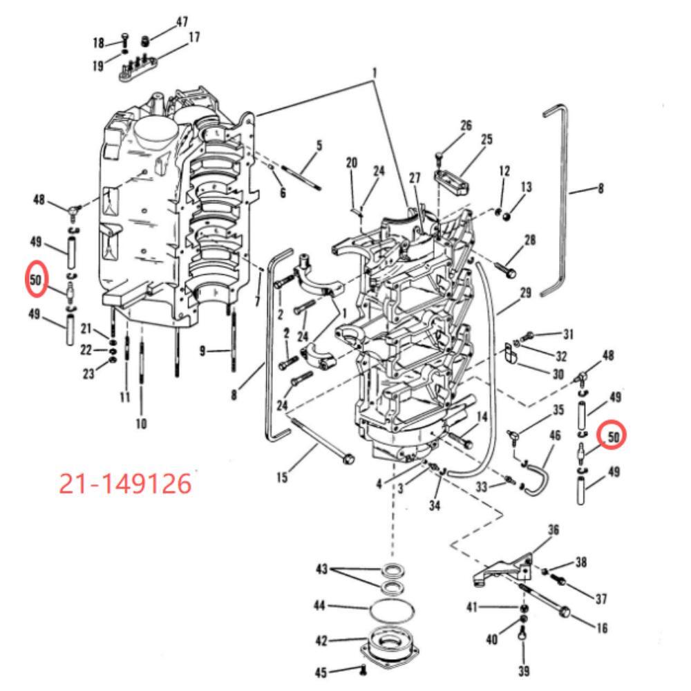 21-149126 Carburetor Repair Seal Kit