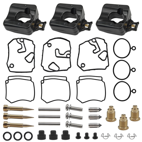 6H4-W0093-03 Carburetor Repair Kit Fits Yamaha Outboard 25QEO, 40V