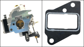 6E8-14301-00 Carburetor Fits Yamaha Outboard (9.9 HP, 15 HP)