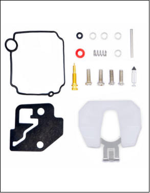 66M-W0093-00-00 Carburetor Repair Kit Fits Yamaha Outboard F9.9C, FT9.9D (9.9 HP) — Package reference
