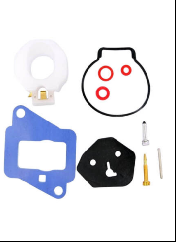 6E7-W0093-04-00 Carburetor Repair Kit Fits Yamaha Outboard (9.9 HP, 15 HP)