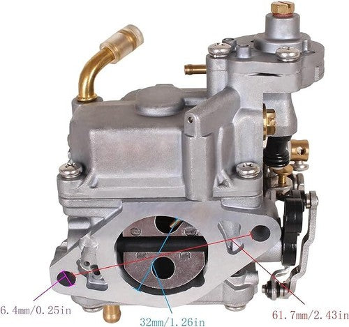 3BJ-03100-0 Carburetor Fits Nissan / Tohatsu MFS20C, MFS15C