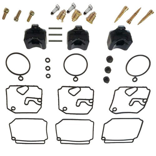 6H4-W0093-03 Carburetor Repair Kit Fits Yamaha Outboard 25QEO, 40V