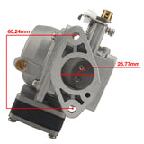 XR Marine Carburetor Assembly for Mercury Mariner 4HP 5HP - Dimensions 1
