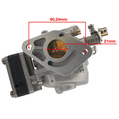 XR Marine Carburetor Assembly for Mercury Mariner 4HP 5HP - Dimensions 2