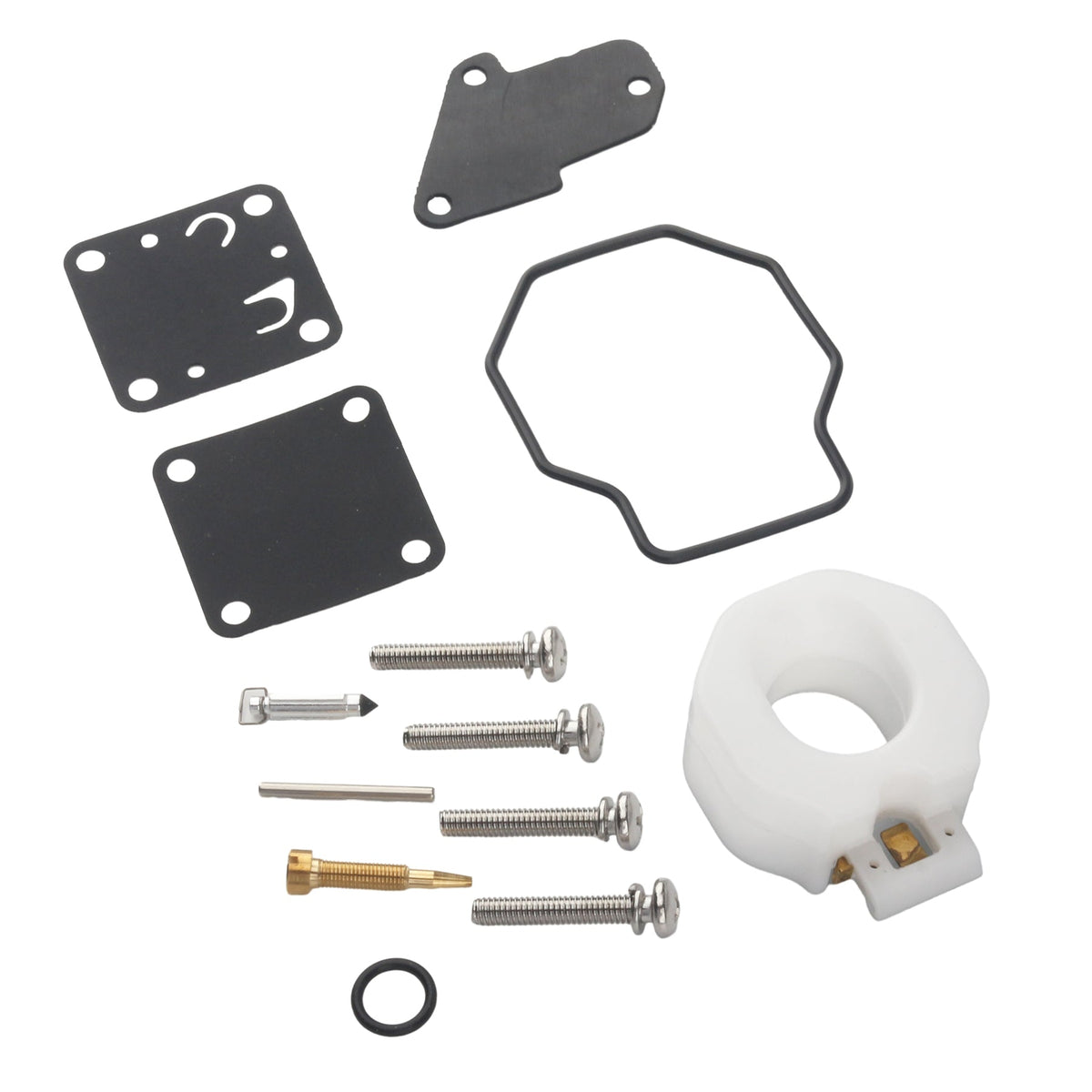 6E3-W0093-00 Carburetor Repair Kit Fits Yamaha Outboard 4M, 5M