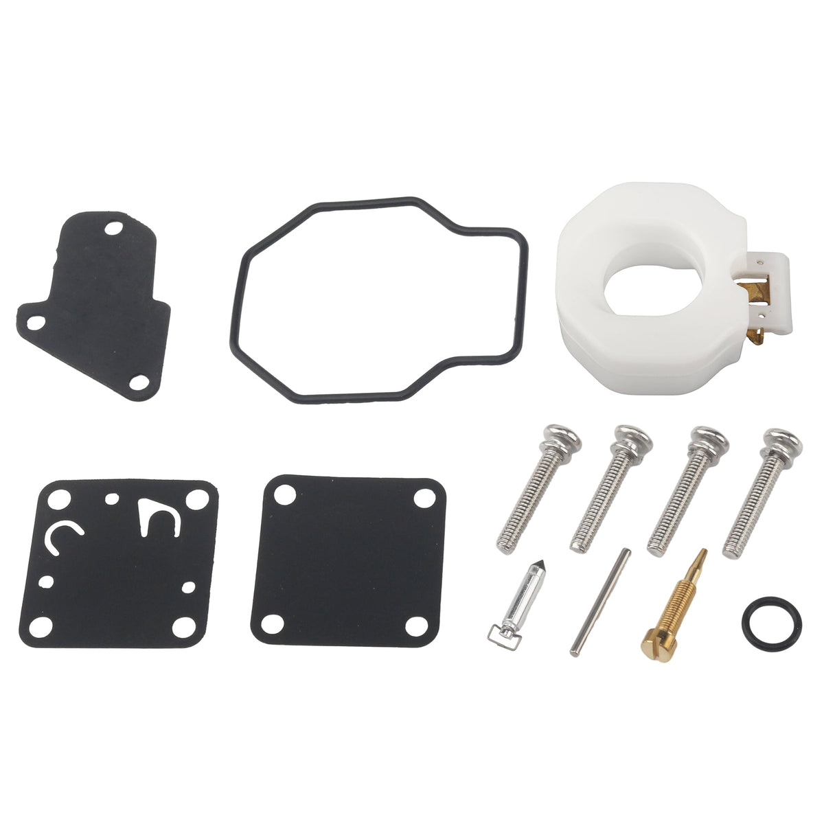 6E3-W0093-00 Carburetor Repair Kit Fits Yamaha Outboard 4M, 5M