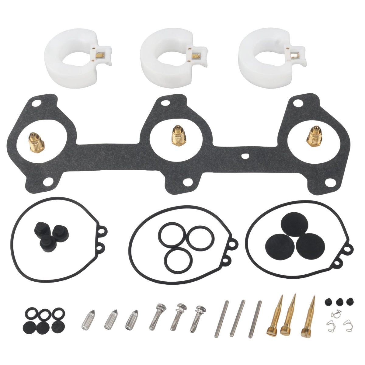 6H3-W0093-01 Carburetor Repair Seal Kit Fits Yamaha Outboard P60 (60 HP)