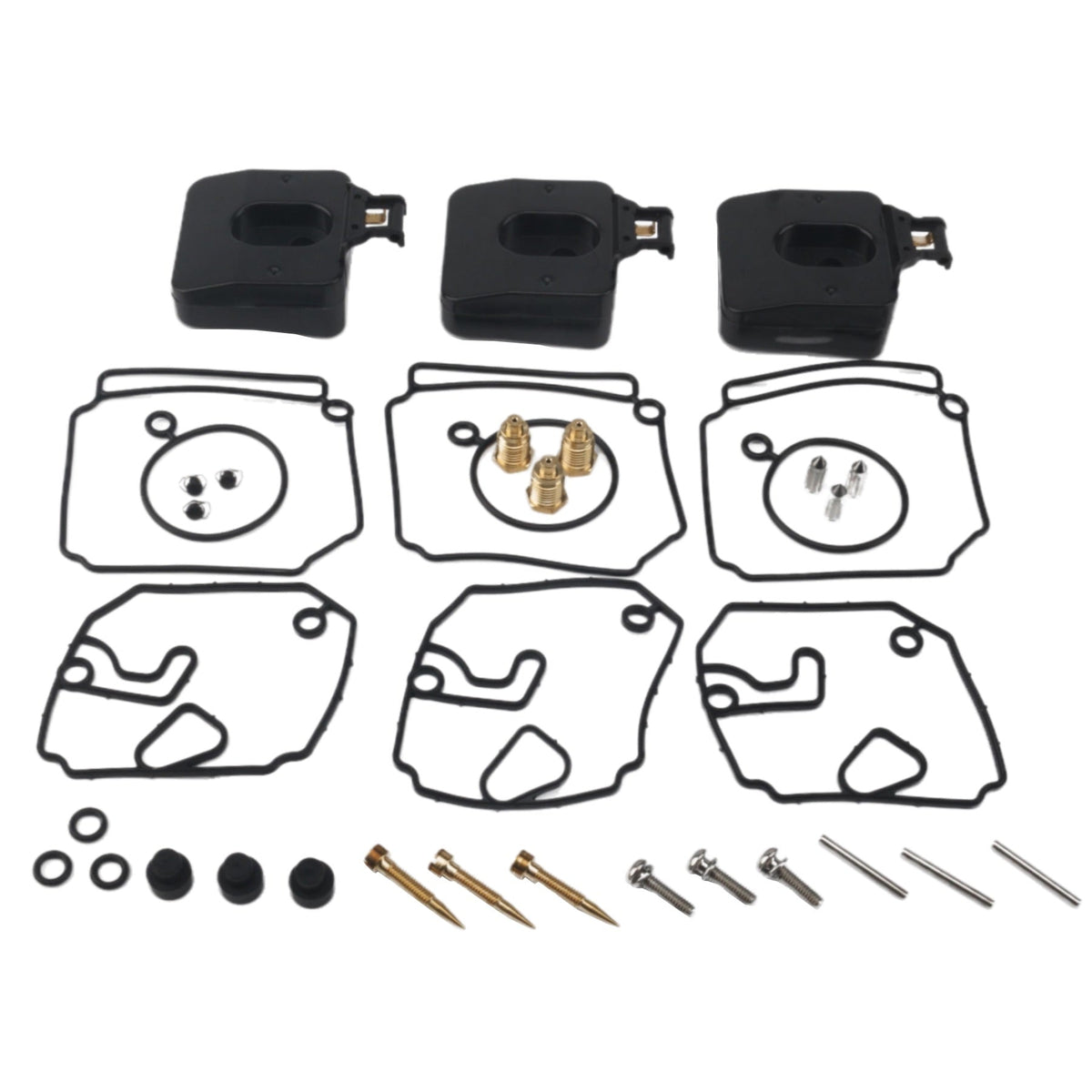 6H4-W0093-03 Carburetor Repair Kit Fits Yamaha Outboard 25QEO, 40V